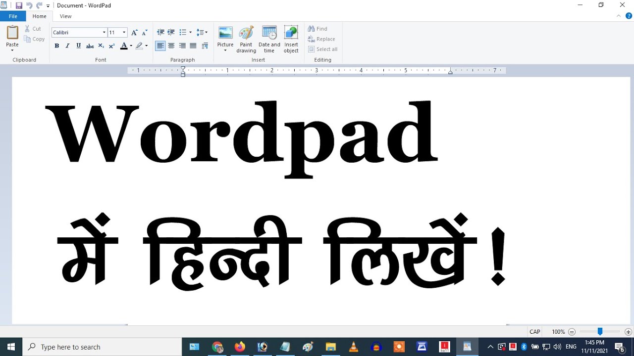 Wordpad Me Hindi Typing Kaise Kare | Wordpad Me Hindi Me Kaise Likhe