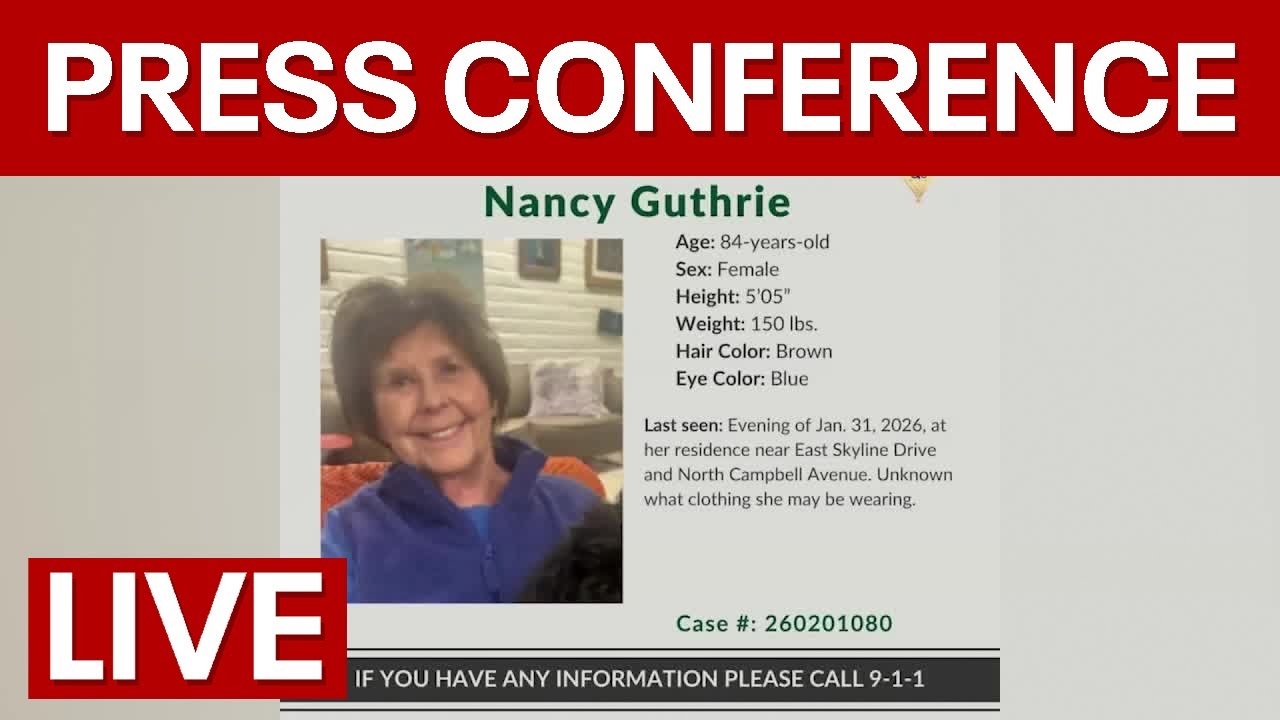 LIVE | Nancy Guthrie investigation: Pima County Sheriff to provide update