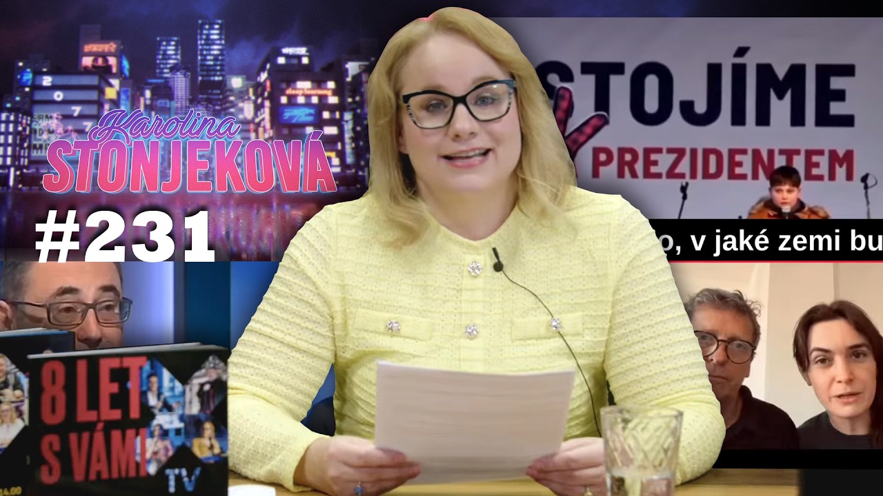 Zvířátka milují Petra Pavla, další skandál ČT a Chvilkaři se odkopali | Karolina Stonjeková #230