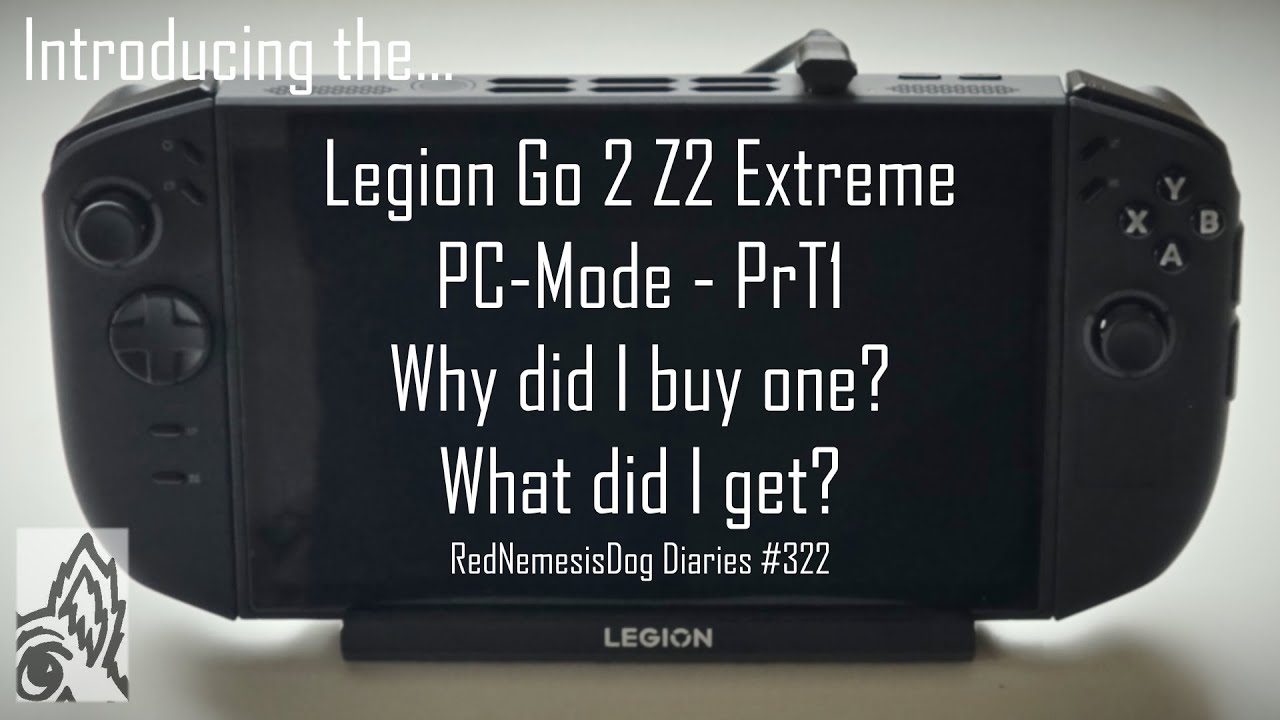 Legion Go 2 Z2 Extreme: PC-Mode - PrT1: Зачем я его купил и что получил? Дневник RND #322
