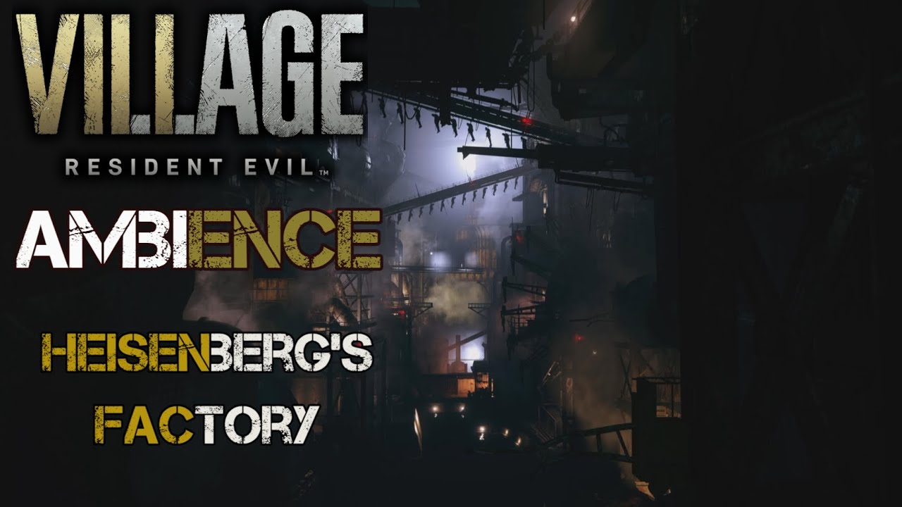 Resident Evil 8 | Heisenberg's Factory | Ambience | Industrial Sounds & Machinery | 8 Hrs