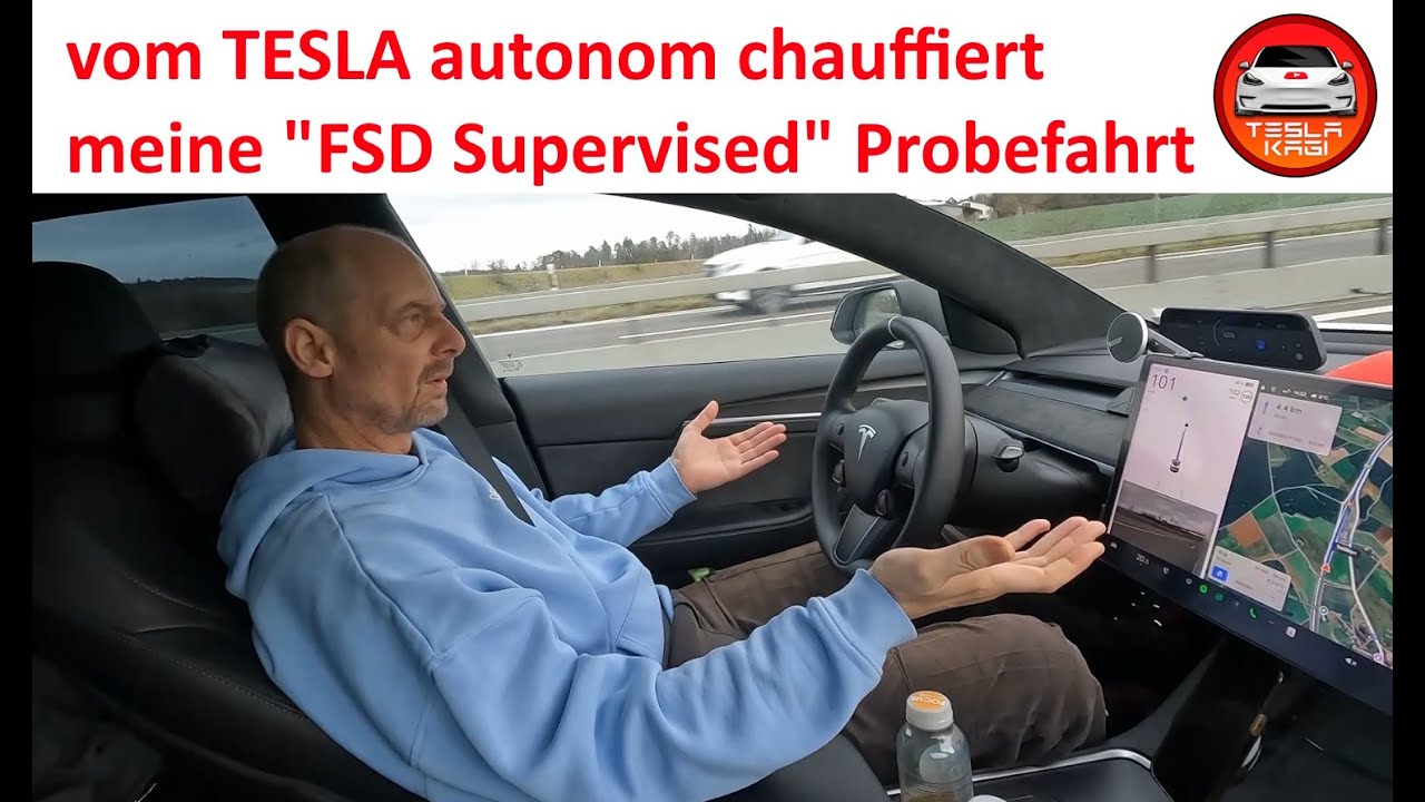 vom TESLA autonom chauffiert - meine 
