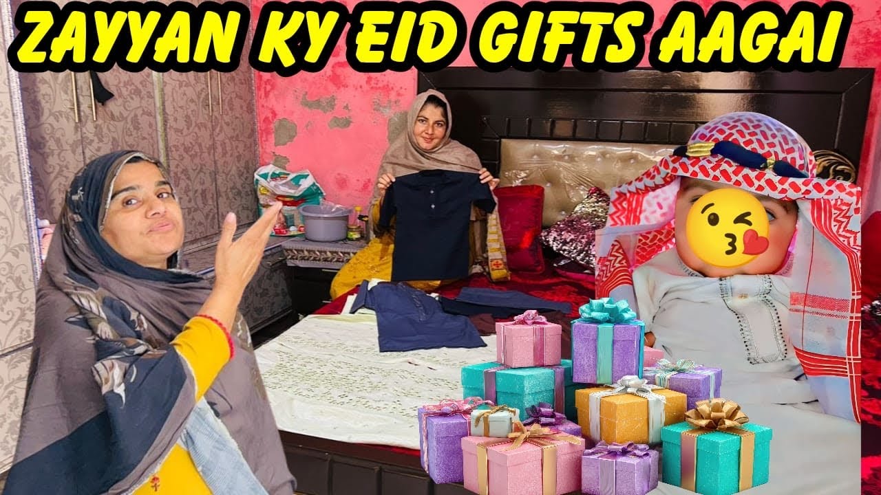 Zayaan ki eidiya jma hona shuru hogai❤️😍bahu ny branda sja liya✨💐