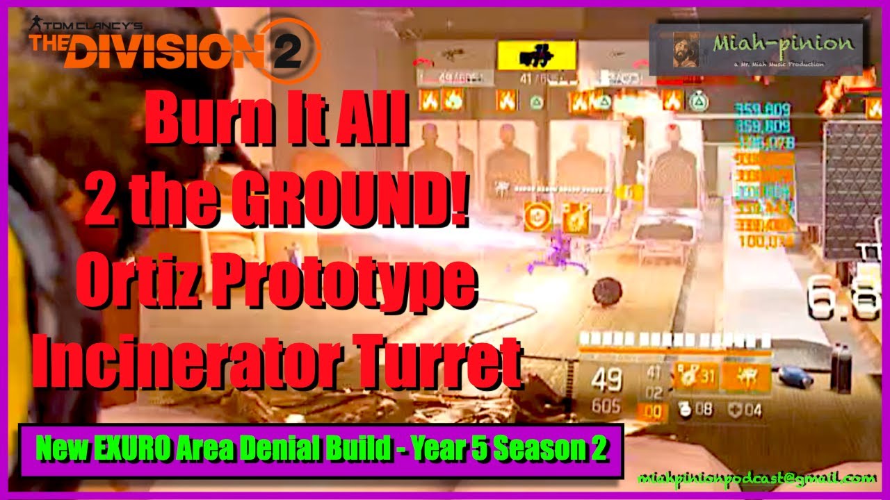 NEW Ortiz: Exuro 360 Degree Incinerator Turret Prototype Build - Is the Incinerator Finally Good?