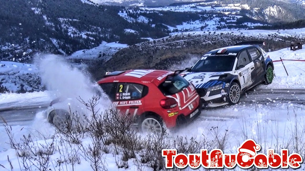 🇫🇷 Rallye Hivernal du Dévoluy 2024 - Crash - Mistakes & Super spectators by ToutAuCable