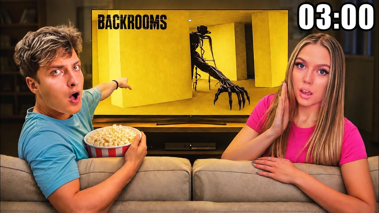 NIGDY NIE OGLĄDAJ BACKROOMS O 3 W NOCY !!!