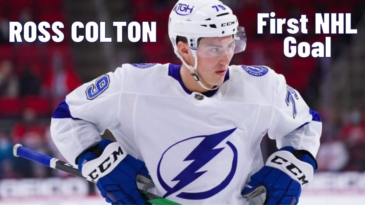 Ross Colton #79 (Tampa Bay Lightning) first NHL goal Feb 24, 2021