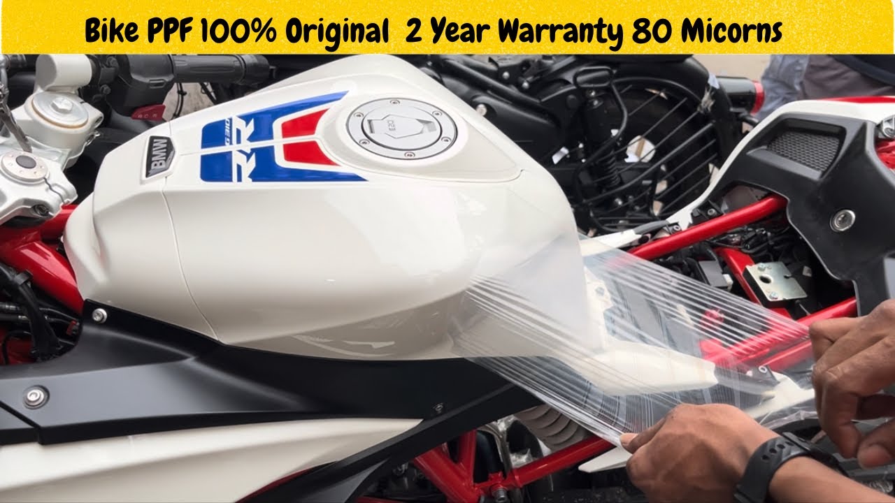 BMW RR 310 Bike PPF Lamination | BMW RR 310 Lamination | BMW RR 310 Modifications 