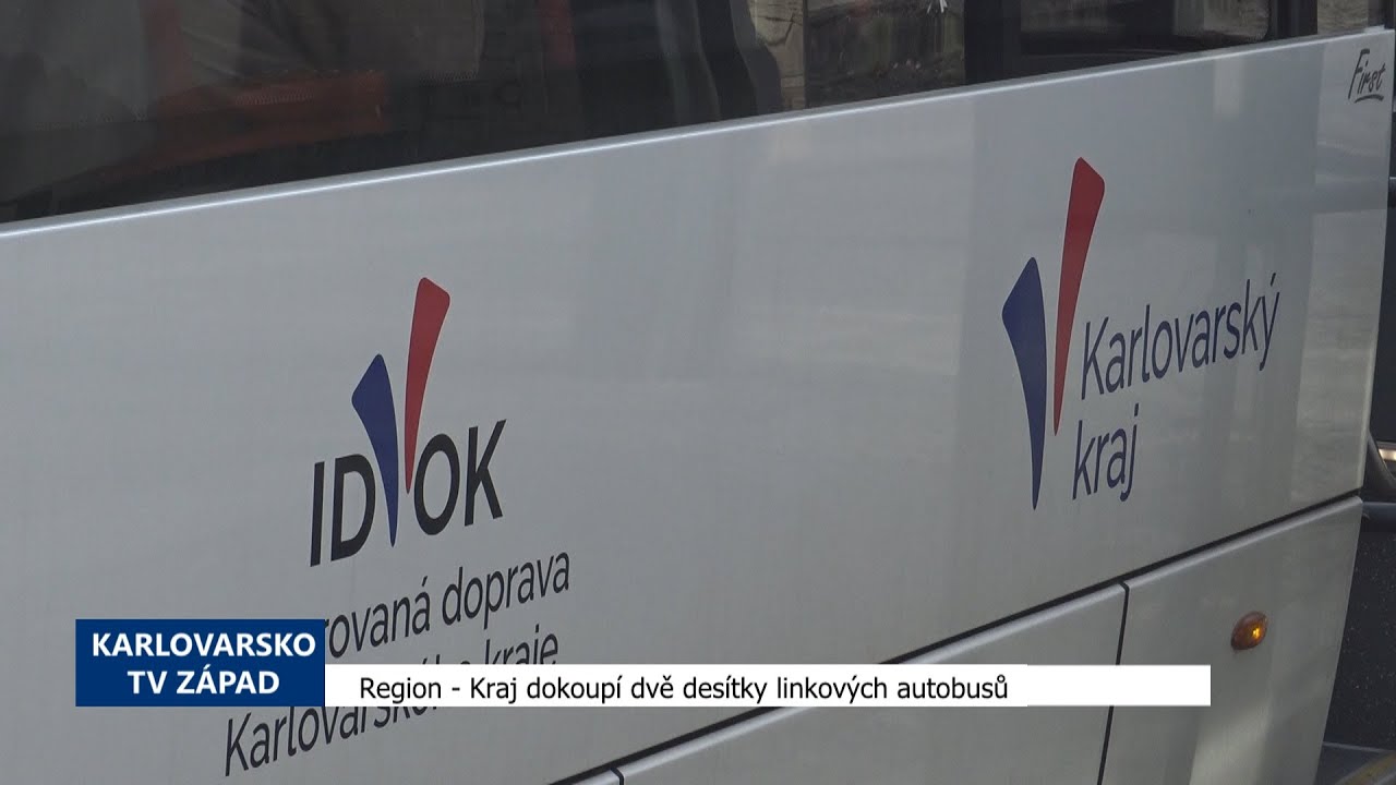 Region: Kraj dokoupí dvě desítky linkových autobusů (TV Západ)