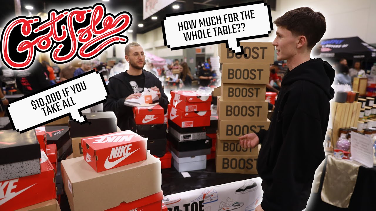 Courtside Kicks Spends $60,000 at Boston Got Sole!