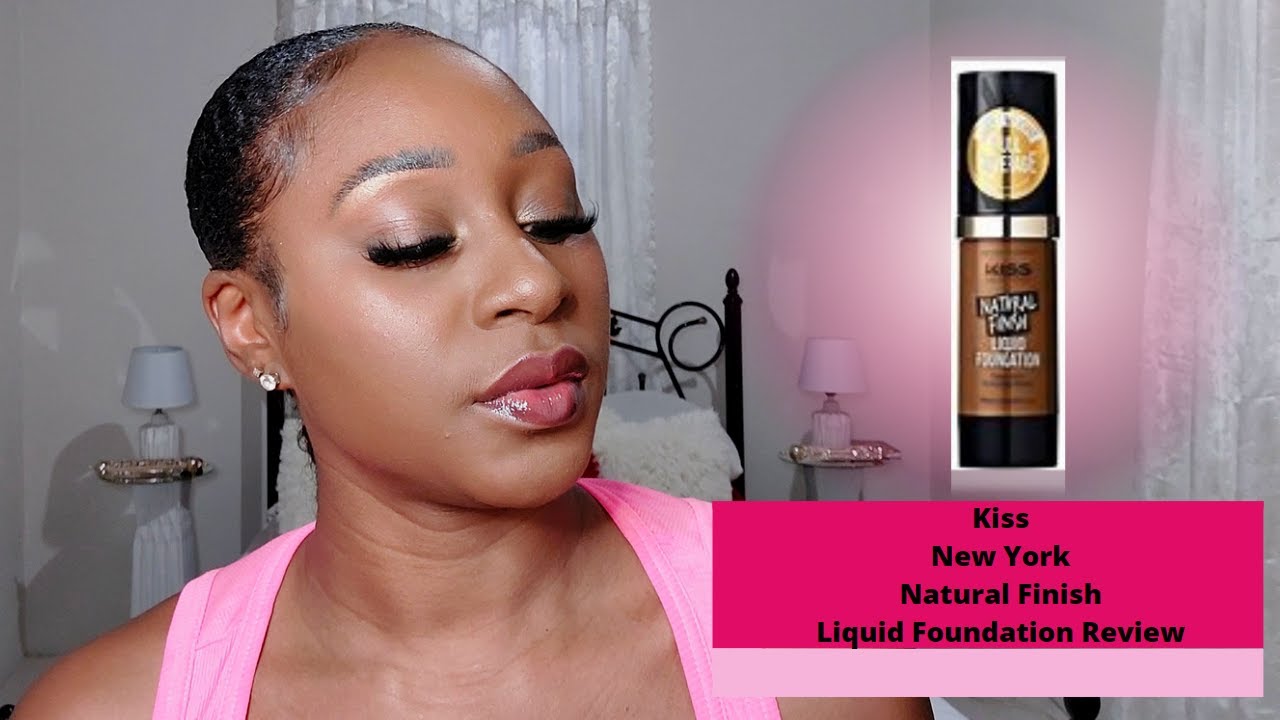 Kiss New York Full Coverage Liquid Matte Foundation in Shade 410 Deep Honey Review