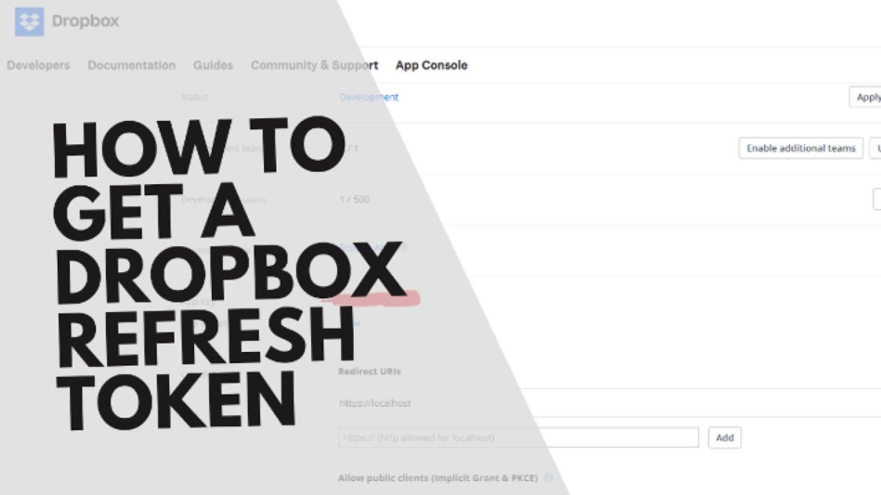 Fix Expiring Dropbox Tokens: Get A Refresh Token In 10 Mins