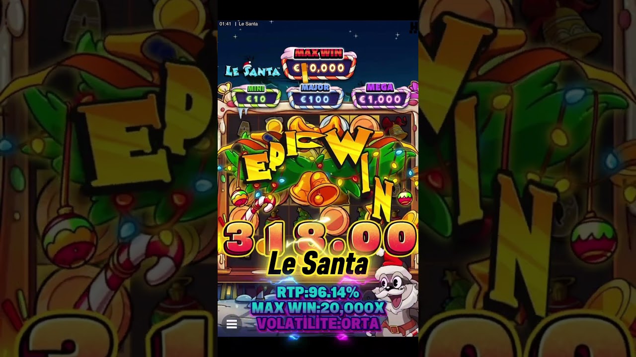 Le Santa - Hacksaw Gaming | BAY Gaming #gambleaware #lesanta
