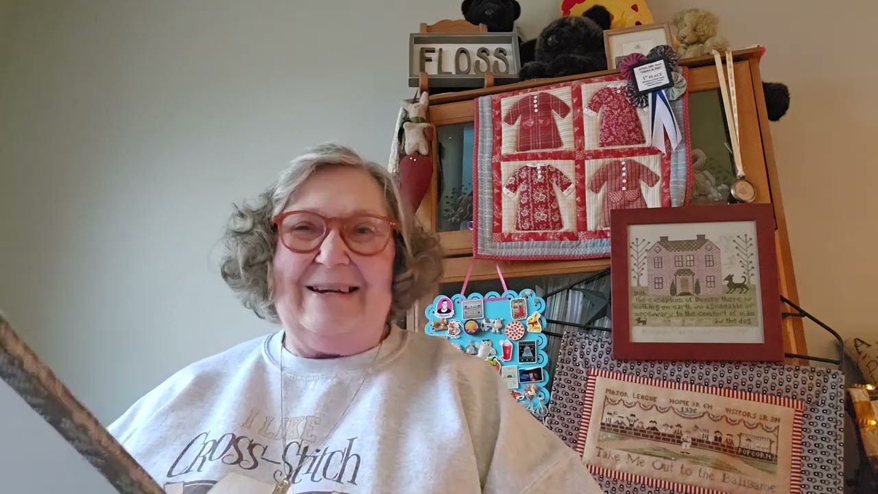 Stitching Bunny Floss Tube #17.               Let's talk stitching!