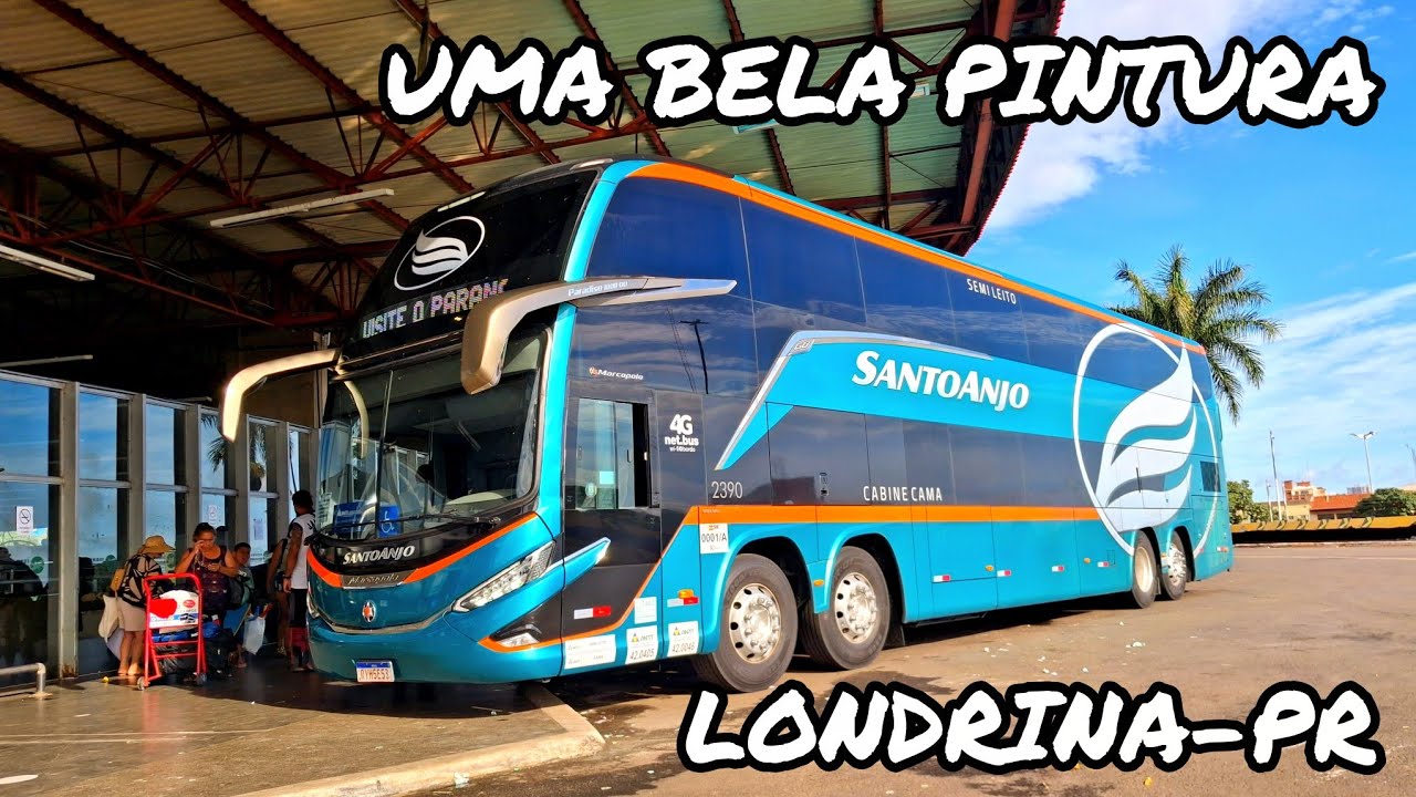 MOVIMENTAÇÃO DE ÔNIBUS NA RODOVIÁRIA DE LONDRINA-PR NO DOMINGO PELA MANHÃ