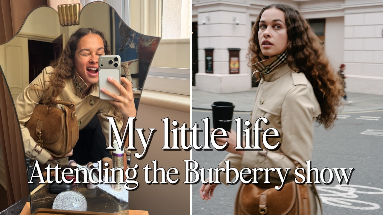 Come with me to the Burberry show at London Fashion Week! | Weekly vlog | Sarah Lysander