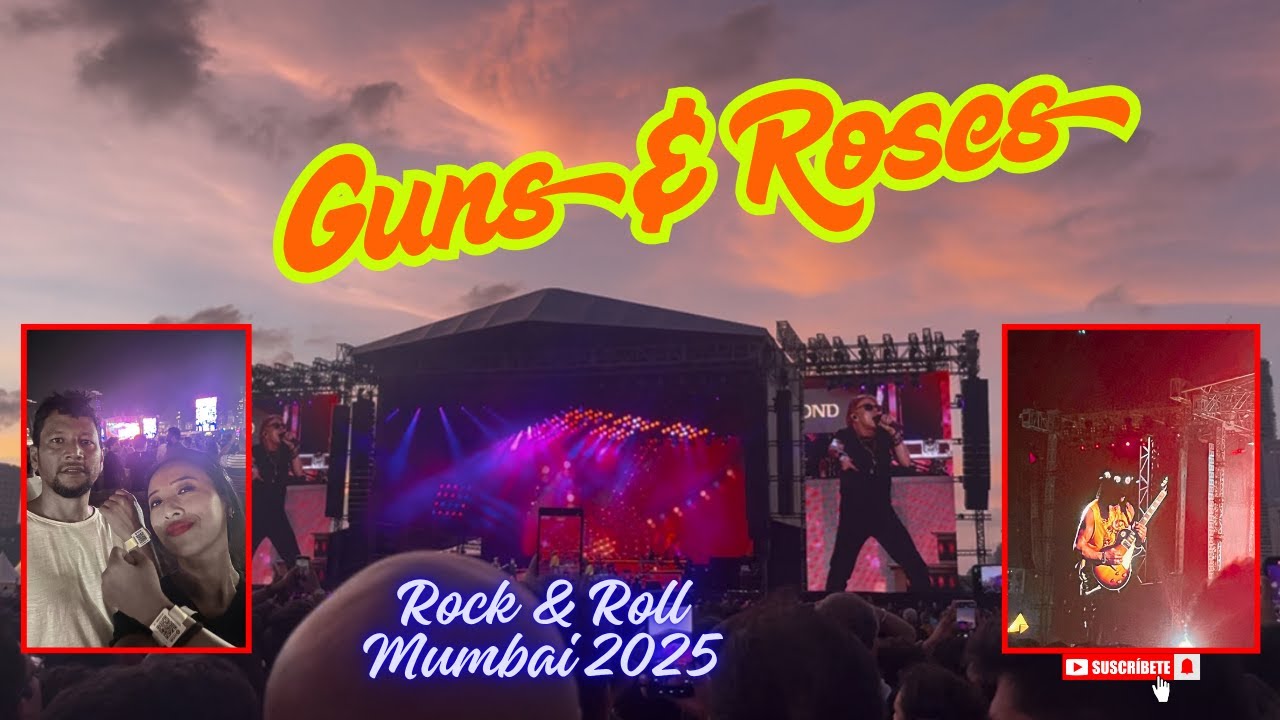 Guns N Roses Concert Mumbai 2025 - Paradise City, dreams came true.
