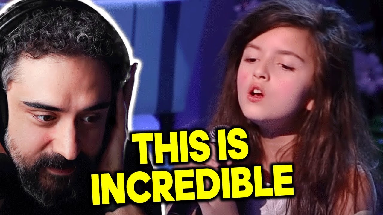 Arab Man Celebrates Birthday with  Angelina Jordan - Fly Me To The Moon (Reaction)