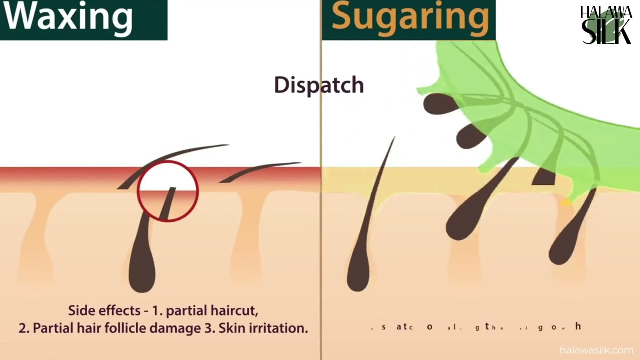 Which one is better ? Waxing and Sugar waxing | Halawa wax by Halawa Silk