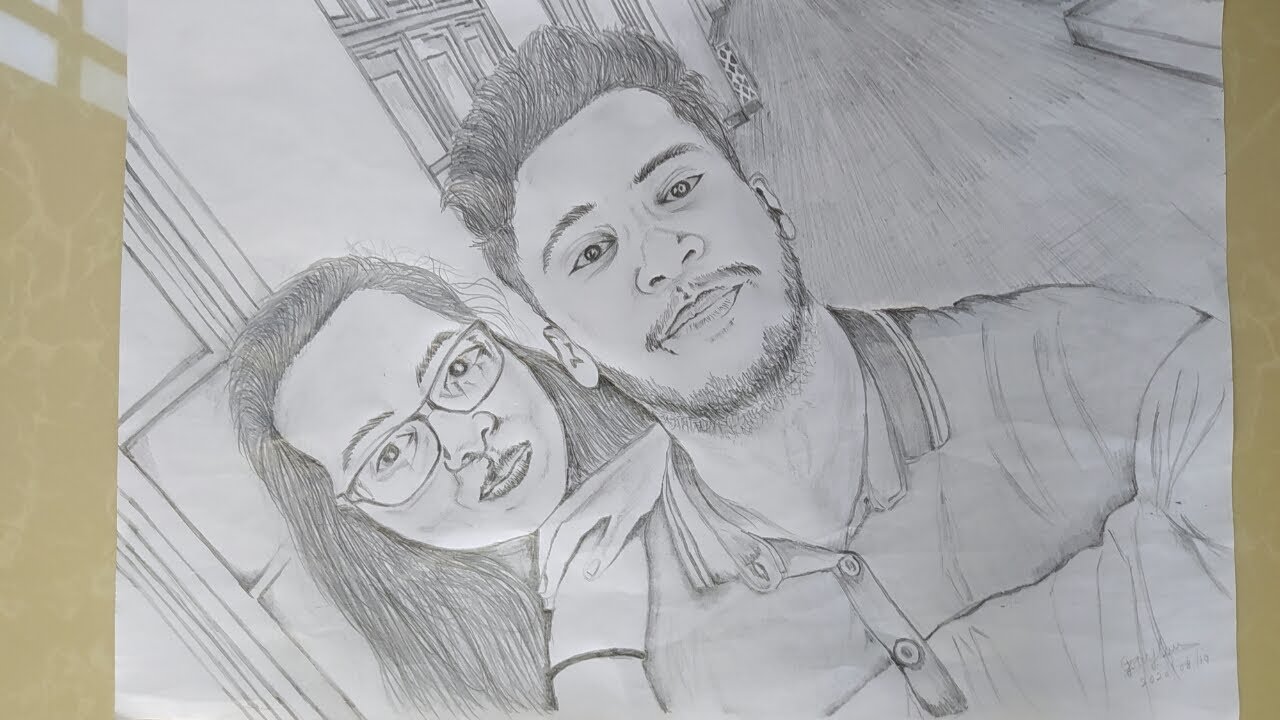My Pencil Couple Art Collection / Hard Drawing/ #01