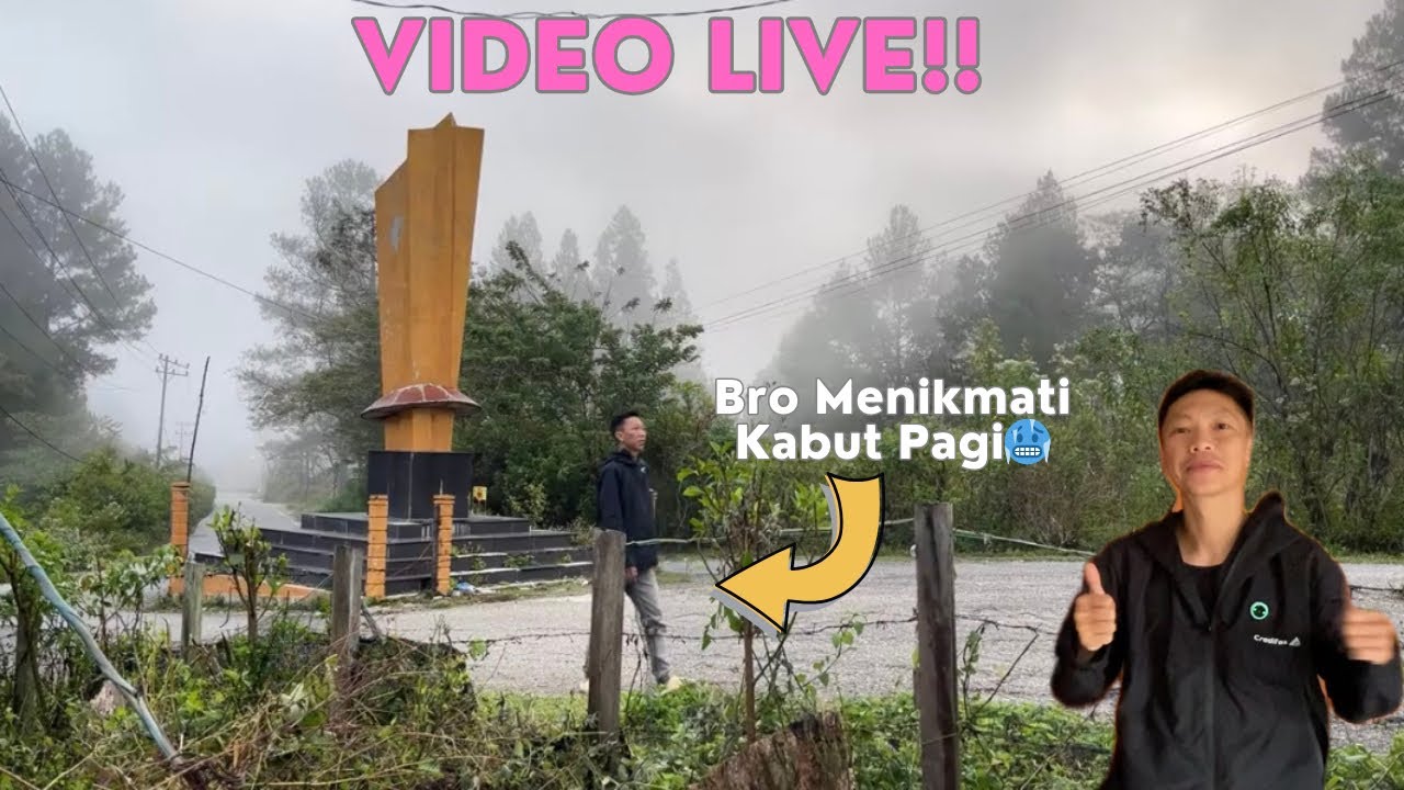 Rider Gunung sedang live sekarang! Menikmati Kabut Pagi di Kota Dingin!