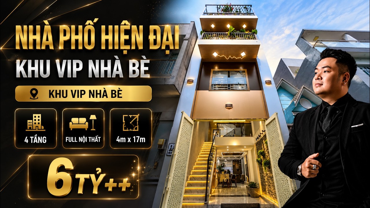 Nhà Đẹp Tặng Full Nội Thất l Cách Quận 7 chỉ 500m l Đầy đủ tiện ích trong bán kính 200m