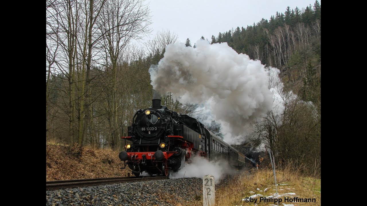 86 1333-3 nach Altenberg+75 Jahre 50 3648-8 - Rundfahrt durchs Erzgebirge