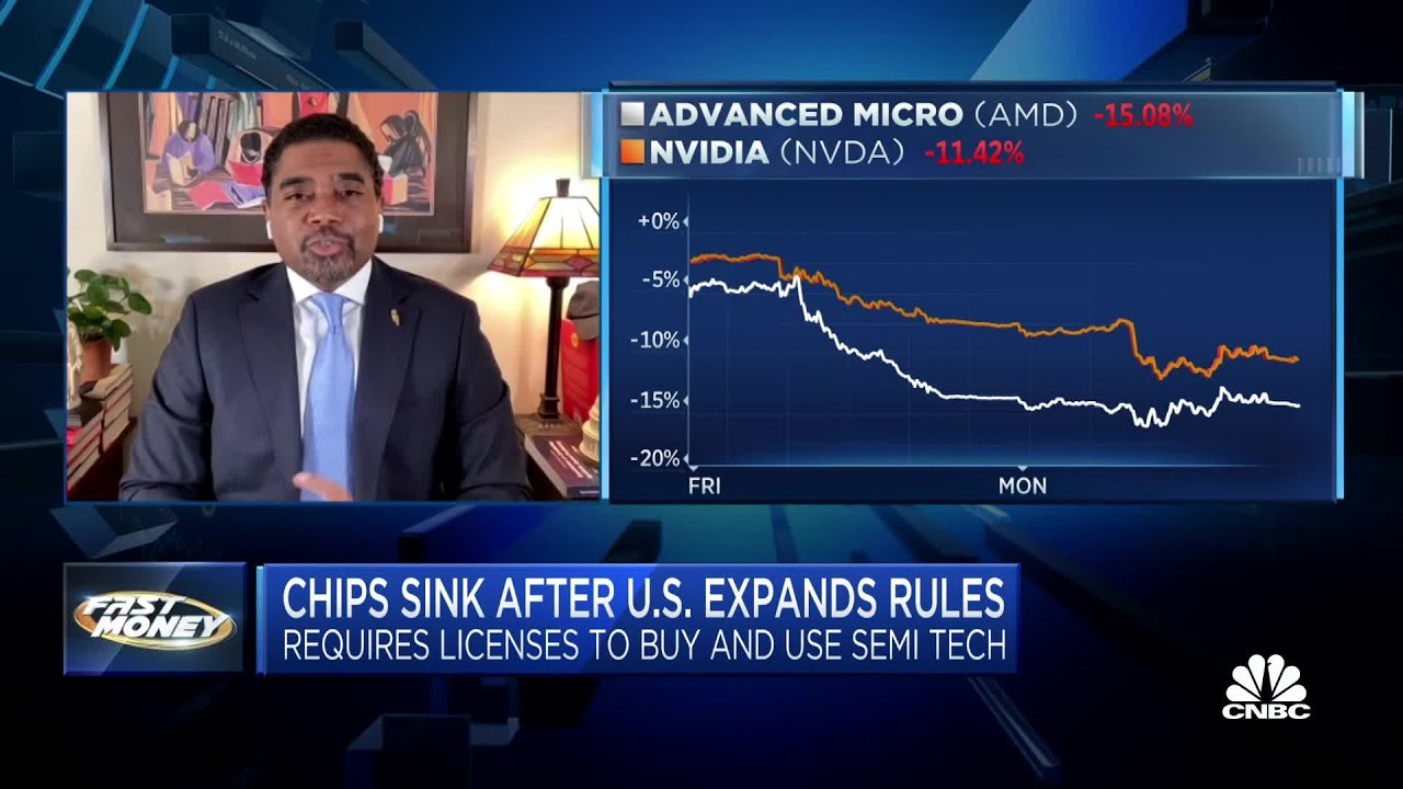 How Biden&rsquo;s chip export restrictions hit chip stocks
