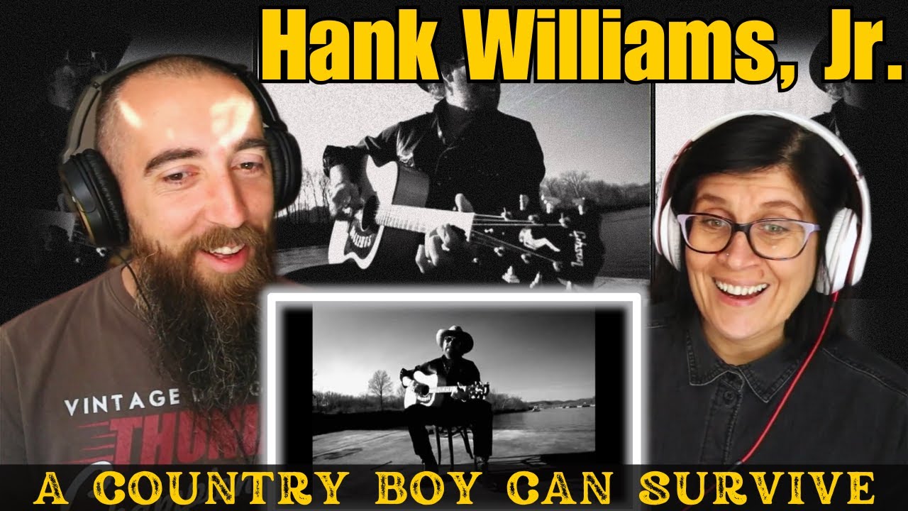 Hank Williams, Jr. - A Country Boy Can Survive (REACTION) with my wife