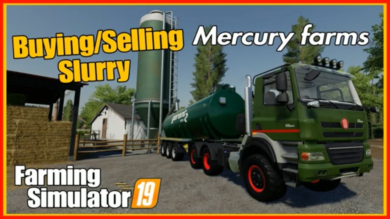 Fs19 покупка навозной жижи, продажа навозной жижи, заработок на ртутных фермах