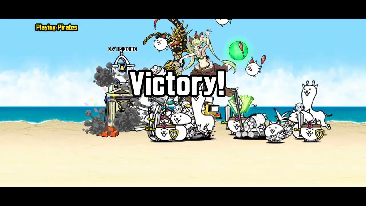 The Battle Cats [Legend Stages] Swimming Cats 👑👑👑 All Stages !