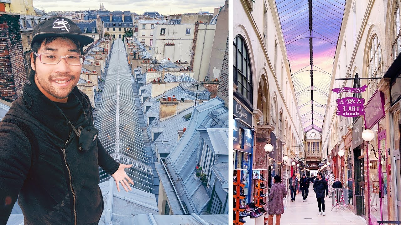 J'ESCALADE LA PLUS GRANDE VERRI&Egrave;RE de Paris! - Passage Choiseul