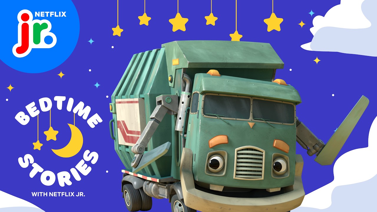 Tire(d) Swing: Trash Truck 👀 Bedtime Stories with Netflix Jr