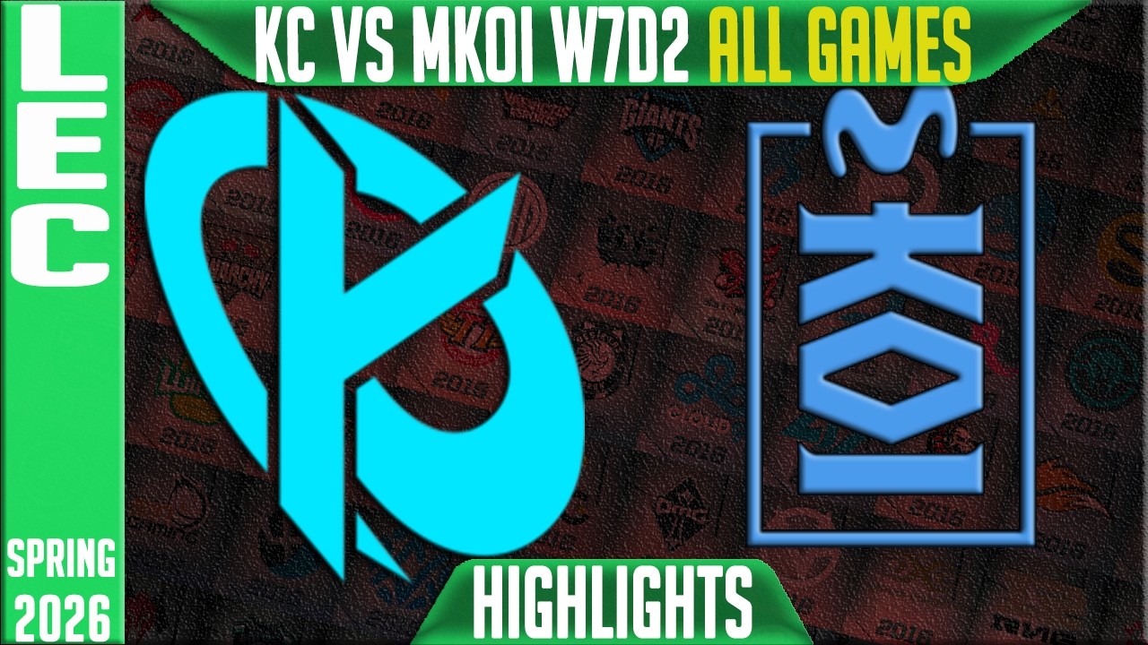 KC vs MKOI Highlights ALL GAMES | LEC Spring 2026 W7D2 | Karmine Corp vs Movistar KOI