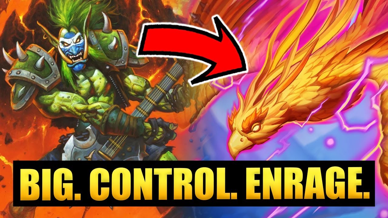 My NEW Frankenstein Warrior...Control, Enrage & BIG Inside One Deck! | Hearthstone
