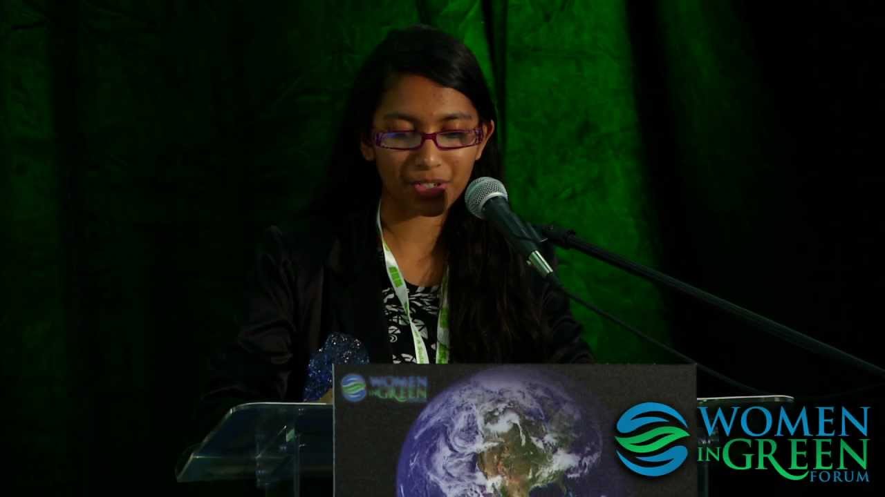 Women In Green Forum Youth Trailblazer Award Presentation