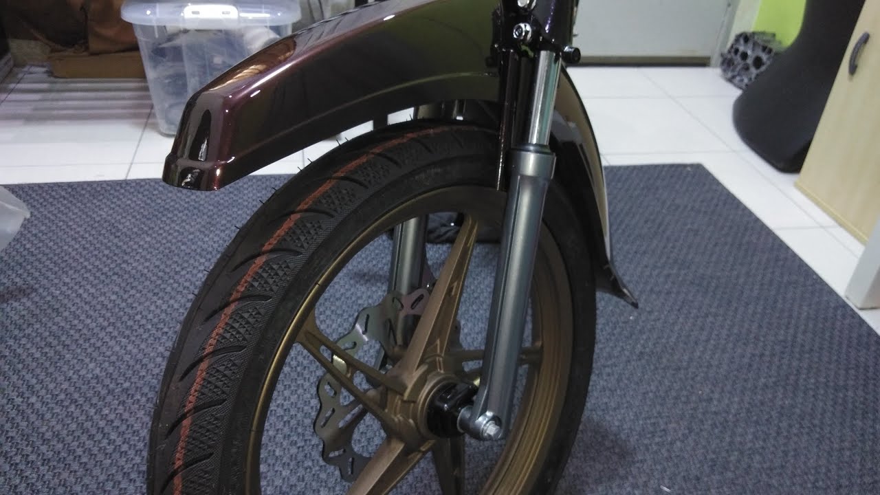 TRICK DAN CARA PASANG FORK 135LC YANG DAH SIAP MODI KE HONDA EX5