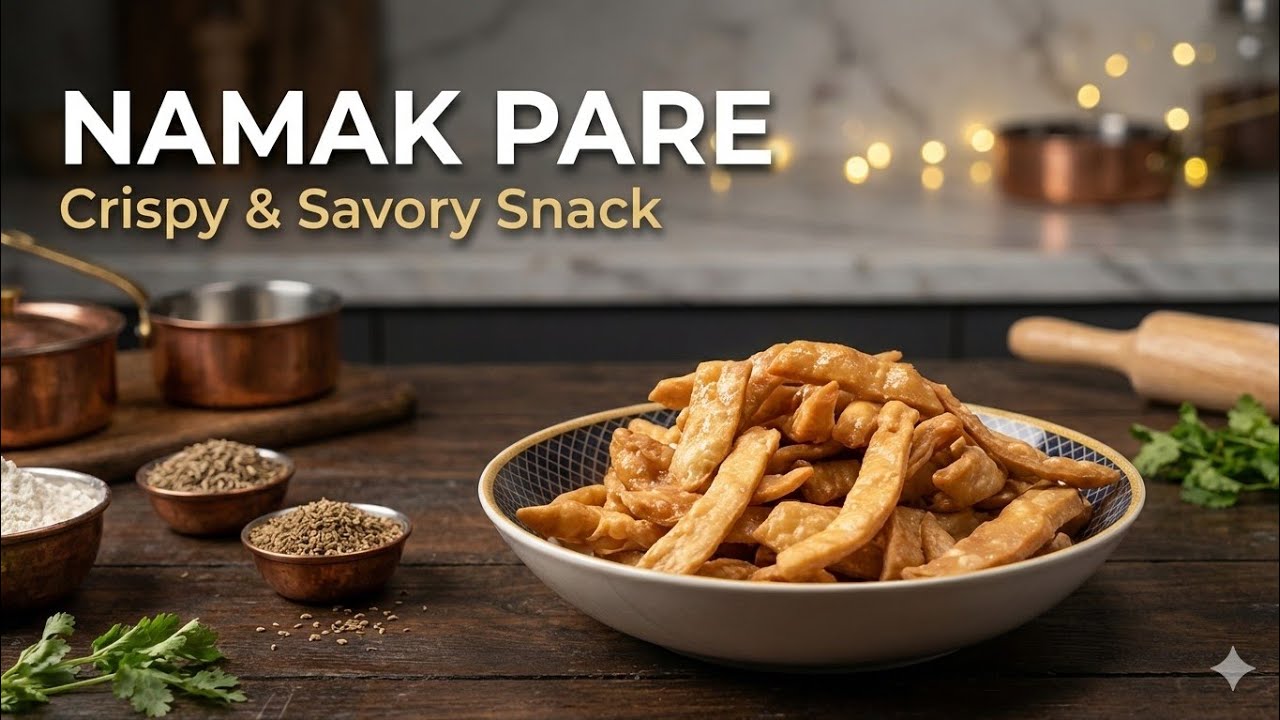 नमक परे और शक्कर परे, super delicious namak pare 
