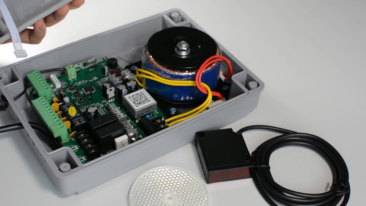 Podłączenie fotokomórki refleksyjnej FK-03 do centrali ETM-DG2 - Elektrobim.pl
