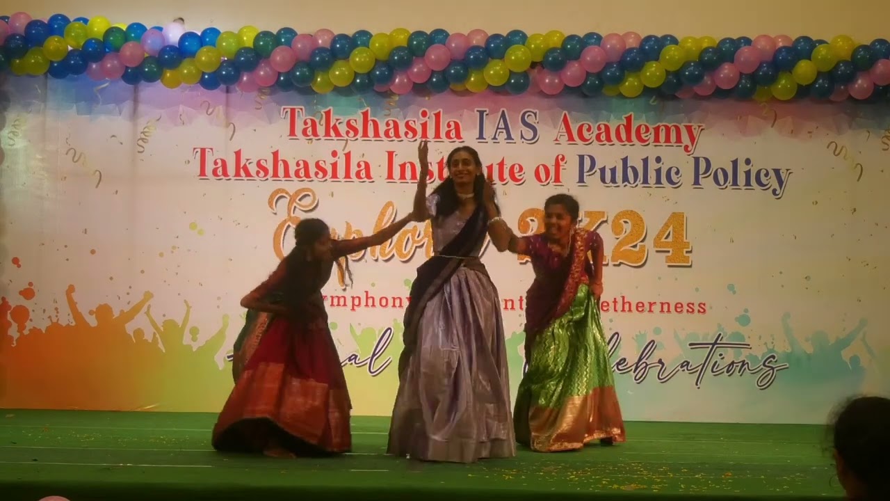 Degree 2nd Year Girls 2024 I Takshasila IAS Academy I 10th Annual Day Celebrations I Euphoria 2K24