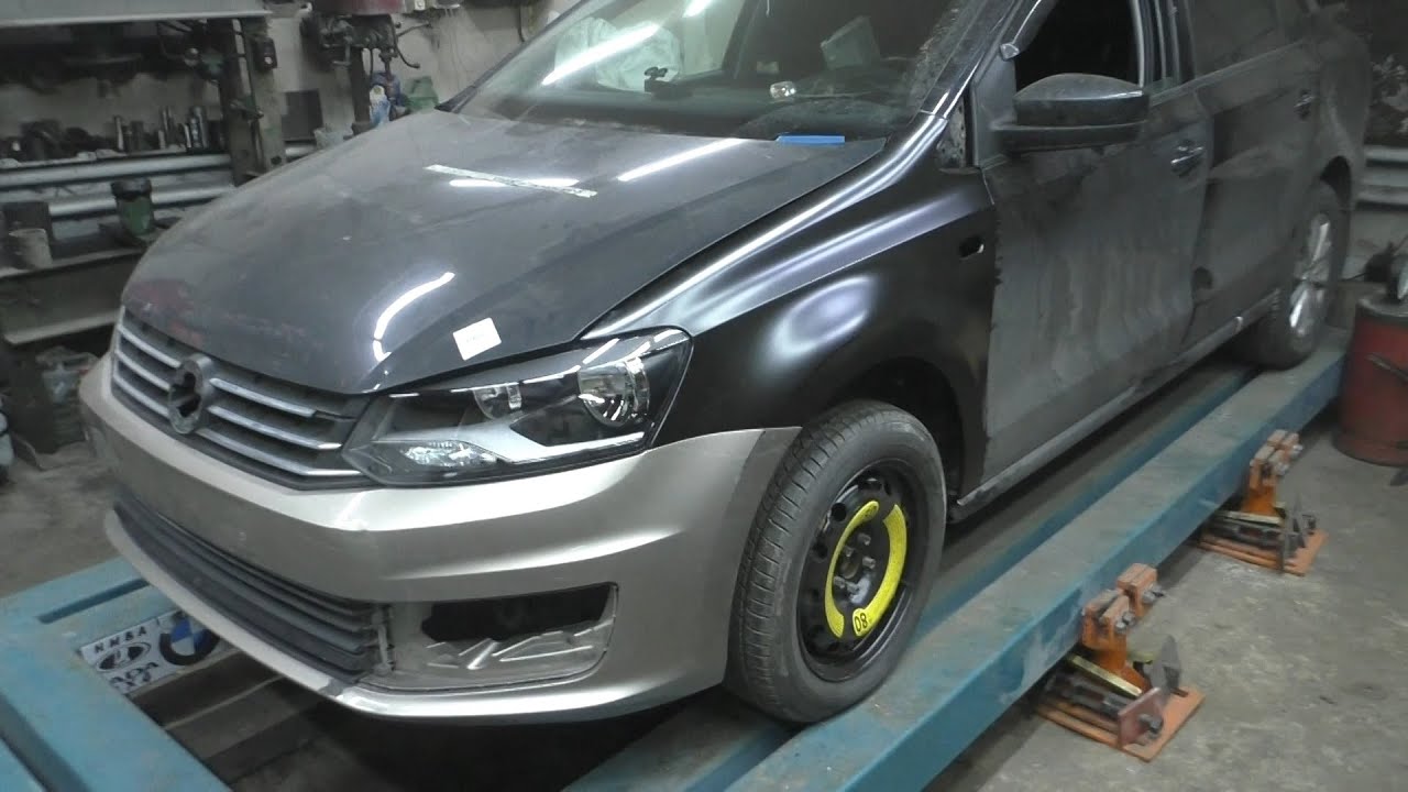 Volkswagen Polo 2016 загнуло подрамник?
