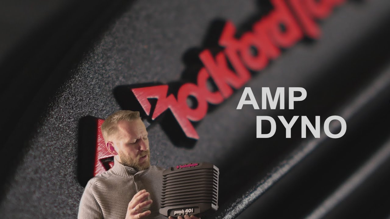 rockford fosgate punch 40 x 2 amp dyno run power test oldschool amplifier