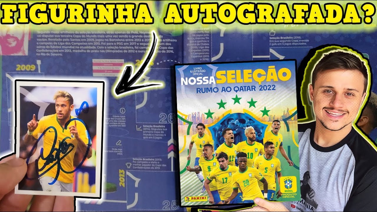 CHEGOU NA CASA DO VICIOMANIA !!! &Aacute;LBUM SELE&Ccedil;&Atilde;O DO BRASIL RUMO AO QATAR (COPA DO MUNDO 2022)