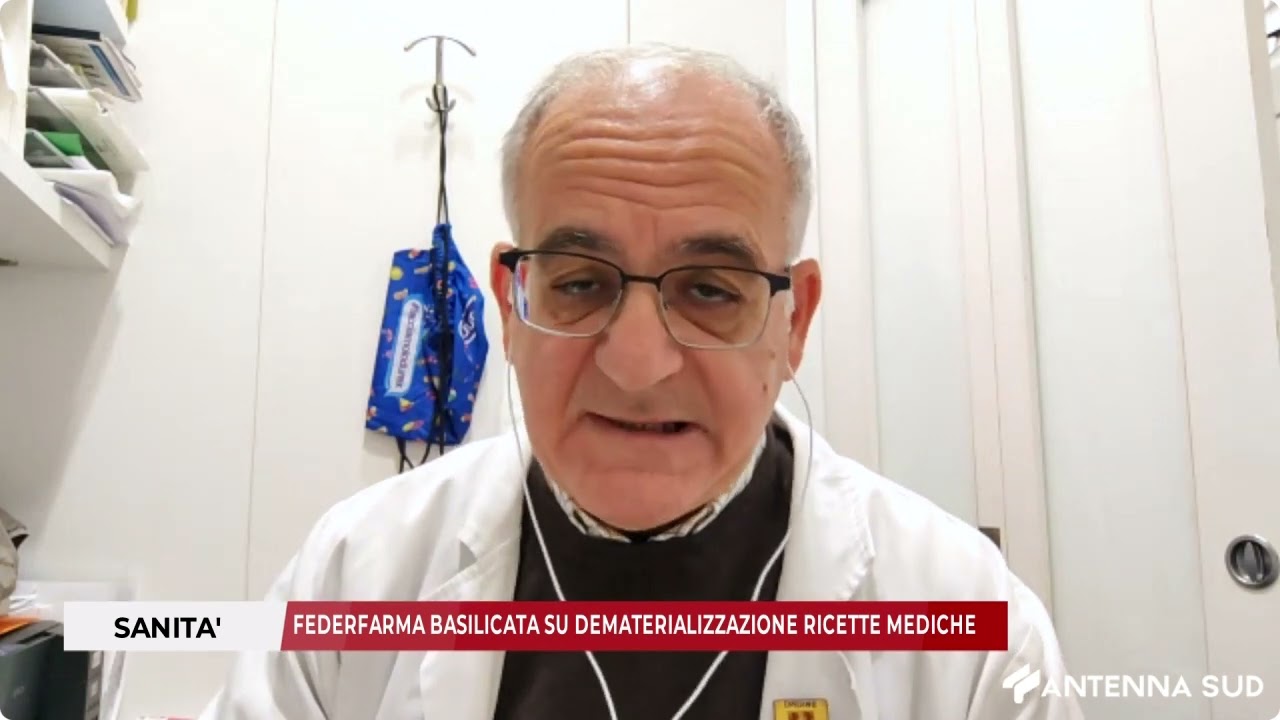 27 DICEMBRE 2024 - FEDERFARMA BASILICATA SU DEMATERIALIZZAZIONE RICETTE MEDICHE