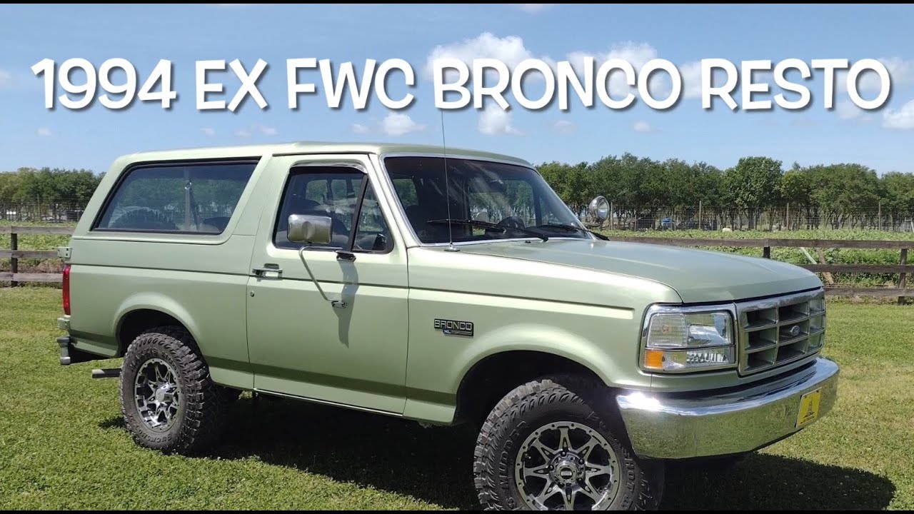 Bronco Restoration/ Time lapse/ Fwc Bronco Project