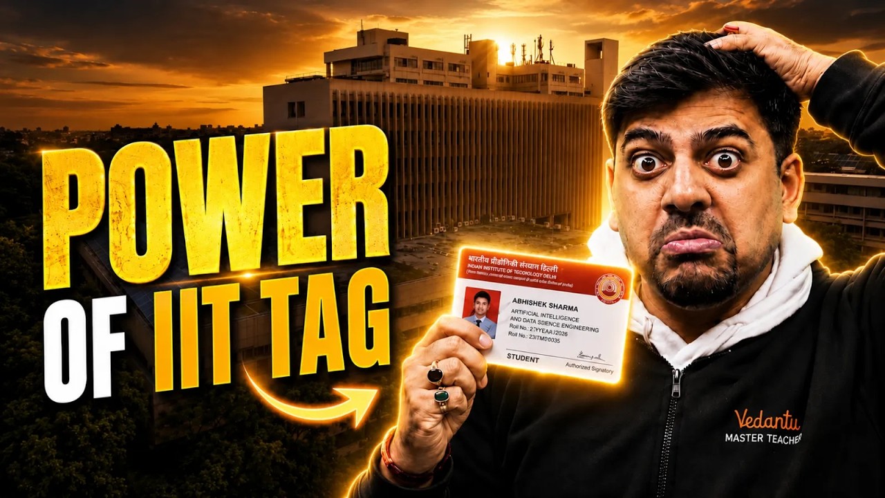 The Power of IIT Tag 😱| Does IIT Tag Matter ? Pros & Cons of Being an IITian | JEE 2027 | Harsh Sir
