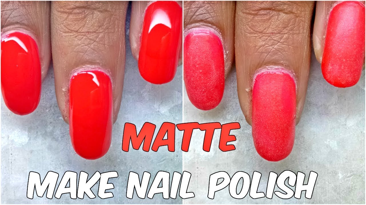 How to Make Nail Polish Matte at Home