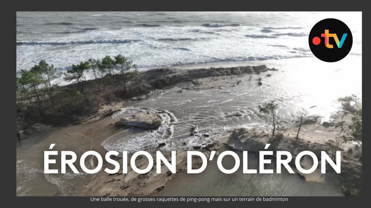Avec son drone, un habitant d'Ol&eacute;ron immortalise l'&eacute;rosion de son &icirc;le natale