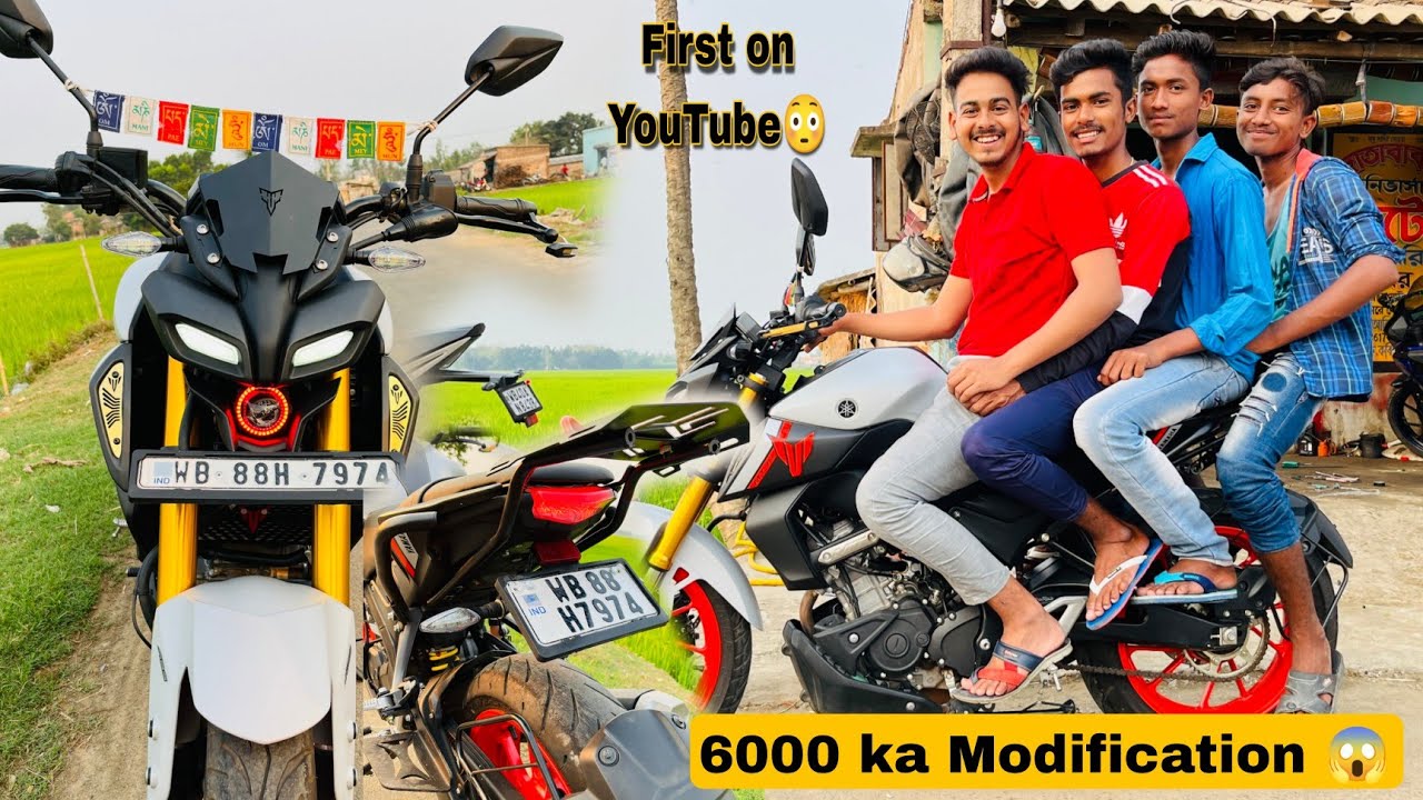 MT15 V2 Modification || Seat Modification😱 || Best Review on YouTube🤦‍♂️😂