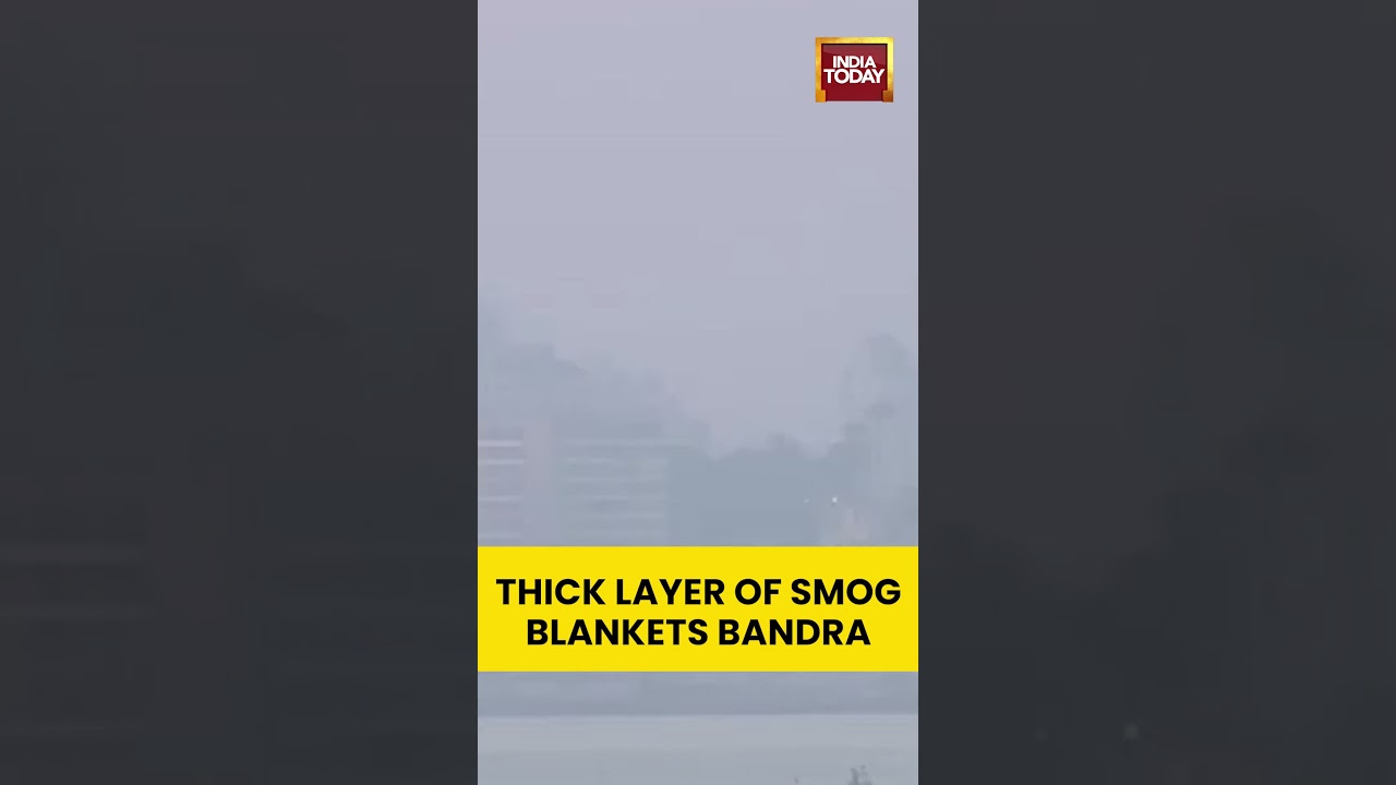 Thick Smog Covers Bandra | Mumbai&rsquo;s AQI at 300 in &lsquo;Poor&rsquo; Category, Says CPCB